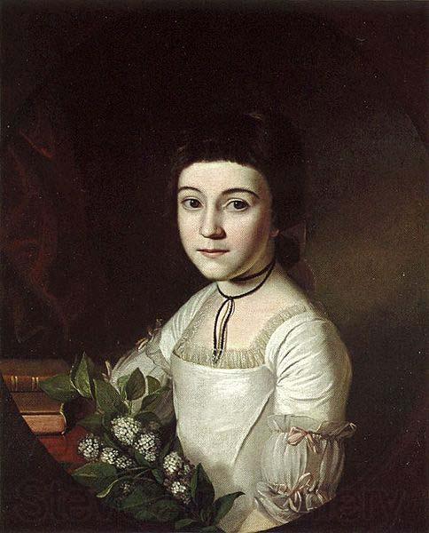 Charles Willson Peale Portrait of Henrietta Maria Bordley at age 10, Spain oil painting art